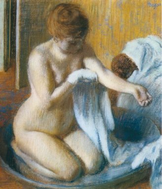 après le bain 1886