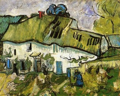 Farmhouse With Two Figures 1890