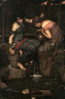 Ninfas que encuentran la cabeza de Orfeo, 1900