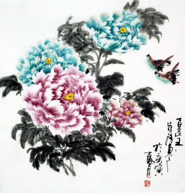 Peony - Lukisan Cina