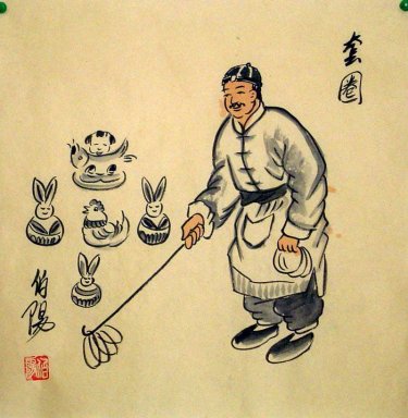 Old Beijingers - Kinesisk målning