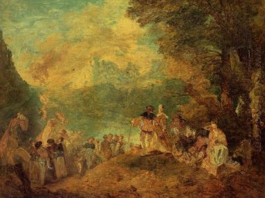 Le pèlerinage à Cythère Après Watteau