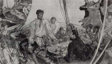 Sketch Panel Stepan Razin 1918