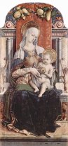 Bertahta Madonna