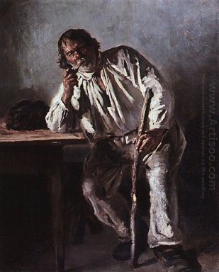 Old Man With A Pipe 1881