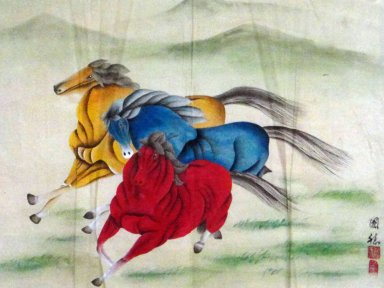 Horse - Peinture chinoise