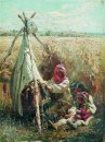 Children In A Field