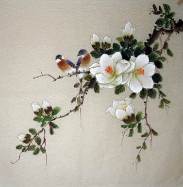 Birds & Flowers - Chinesische Malerei