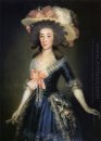 Hertiginnan Countess av Benavente 1785
