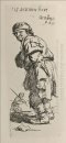 En tiggare och en pendang vrids åt vänster 1634