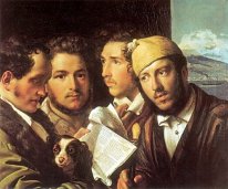Läsare av tidningar i Neapel 1831