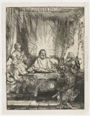 Христос в Эммаусе 1654