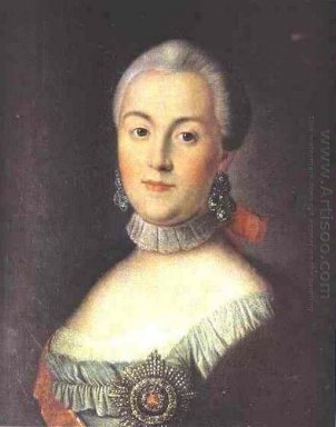 Retrato de la Gran Duquesa Catalina Alekseevna, futura emperatri