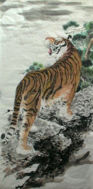 Tiger - Peinture chinoise