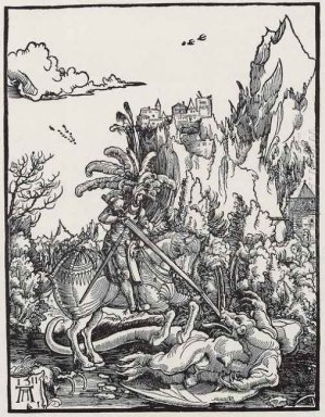 St George dödar draken konsten 1511