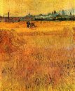 Arles View From The Wheat Fields 1888