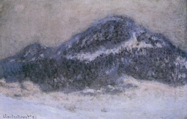 Berg Kolsaas In Misty Wetter