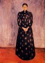 Portret van Inger Munch 1892
