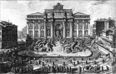Der Trevi-Brunnen in Rom