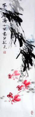 Vis - Chinees schilderij
