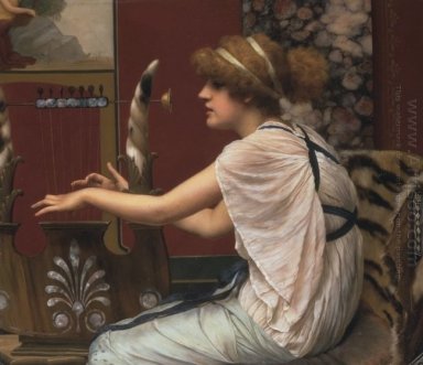 O Muse Erato em seu Lyre