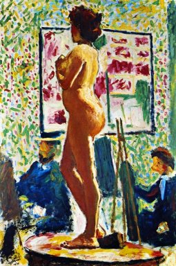 Life Class at the ?cole des Beaux-Arts (Fauvist Nude)