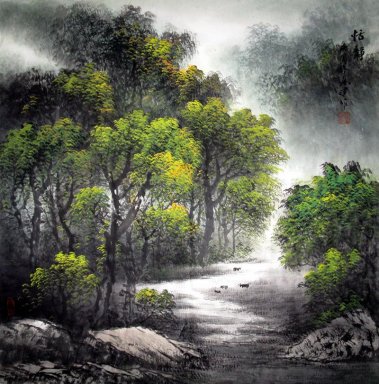 Arbres - Peinture chinoise