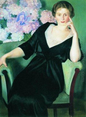 Portrait Of Rene Ivanovna Notgaft 1914