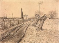 Landscape With Path And Pollard Trees 1888
