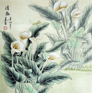 Fleurs - Peinture chinoise