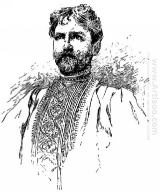portrait de Mucha par lui-même 1897