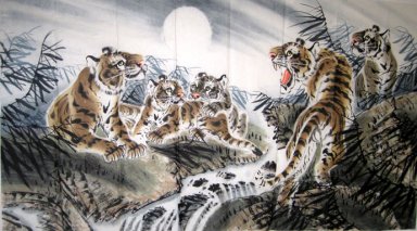 Tiger - la pintura china