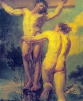 Crucifixion Etude De Deux Sitters 1800