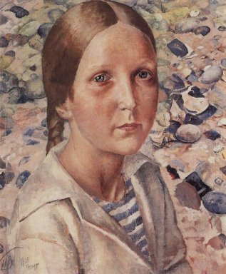 Девушка на пляже 1925