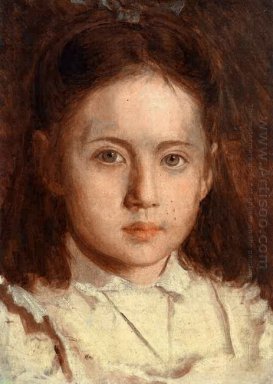 Portrait Of The Artist Sonya Kramskaya S Daughter