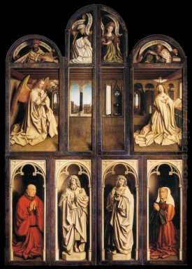 Painel de Esquerda do altar de Ghent 1432