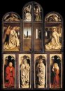 Sinistra Panel dalla pala d'altare di Gand 1432