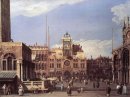 Piazza San Marco le clocher 1730
