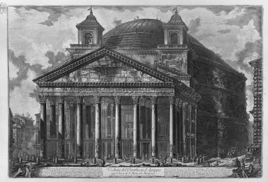Vista del Pantheon di Agrippa