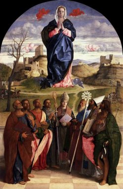 Virgin Di Glory Dengan Saints 1515
