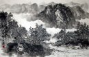 Montagnes et l'eau - peinture chinoise
