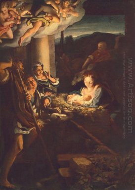 Tillbedjan av herdarna The Holy Night 1522