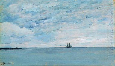 Sea Oleh Pesisir Of Finland 1896