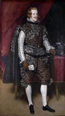 Filipe IV de Espanha em marrom e prata 1632