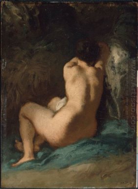 Desnudo sentado