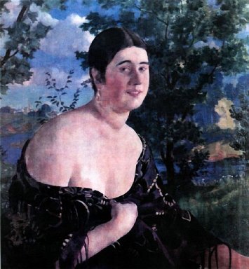 Retrato de O me Szymanowskaya 1920