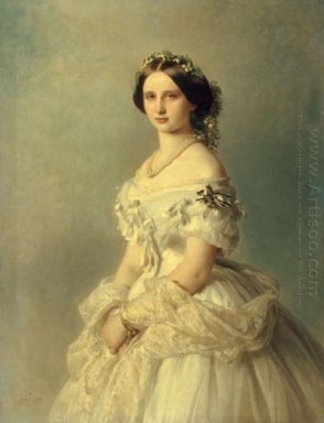 Ritratto Di Princess Of Baden 1856