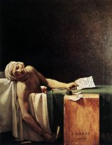 A morte de Marat 1793