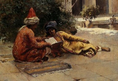 Dua Orang Arab Reading