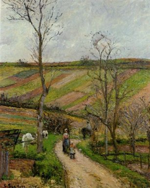 route du fond en Hermitage Pontoise 1877